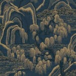borastapeter eastern simplicity indigo garden 3132 behang 1