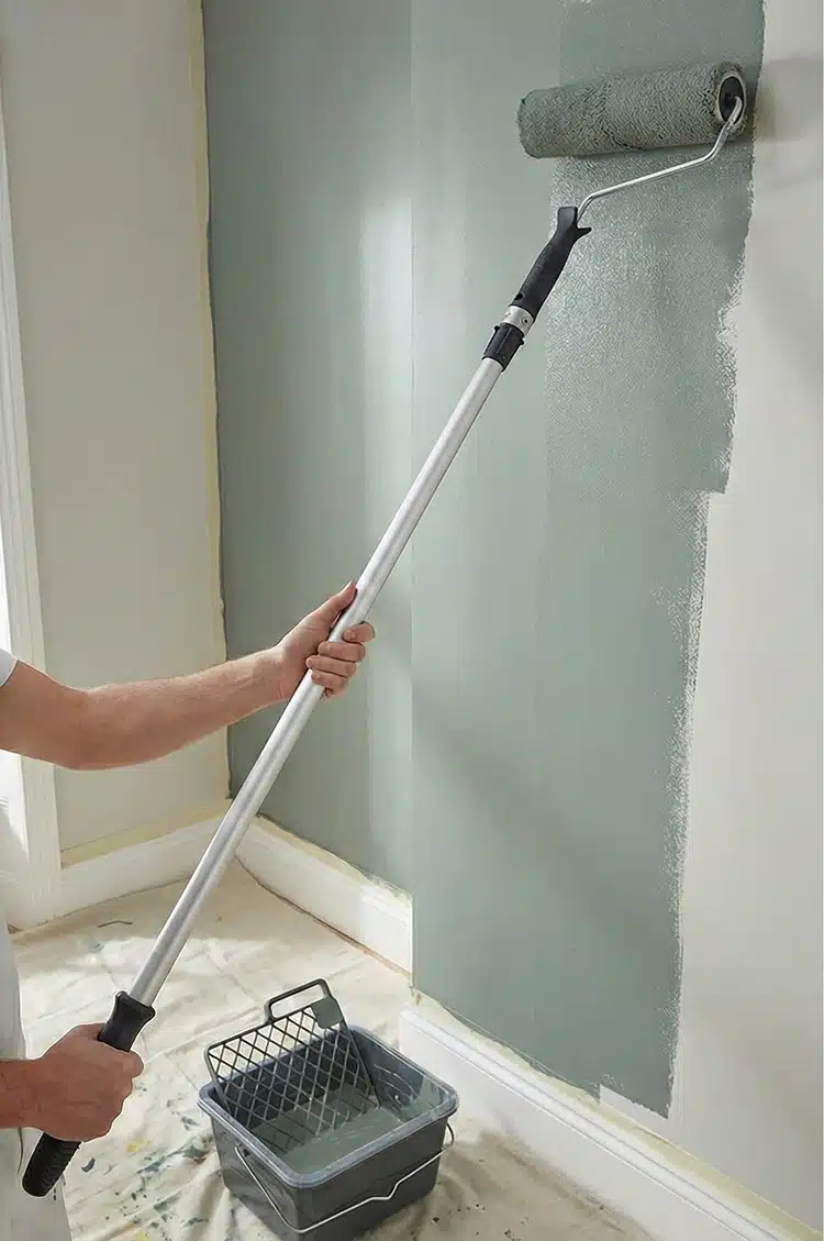 Anza verlengstok in gebruik