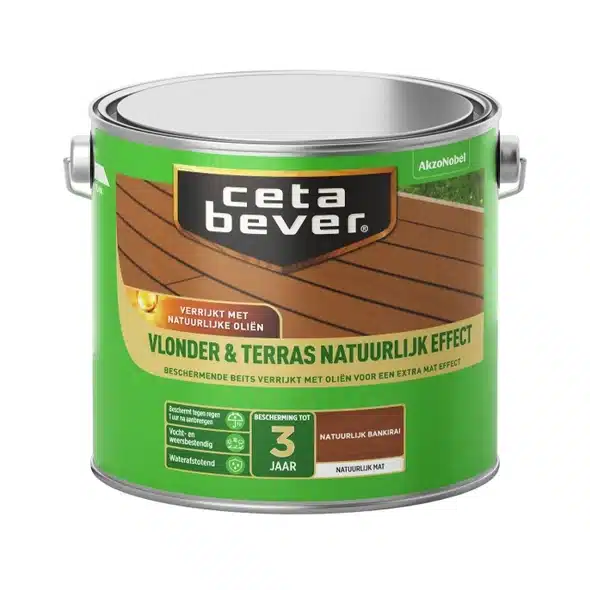 Cetabever Vlonder  & Terrasbeits Natuurlijk Effect