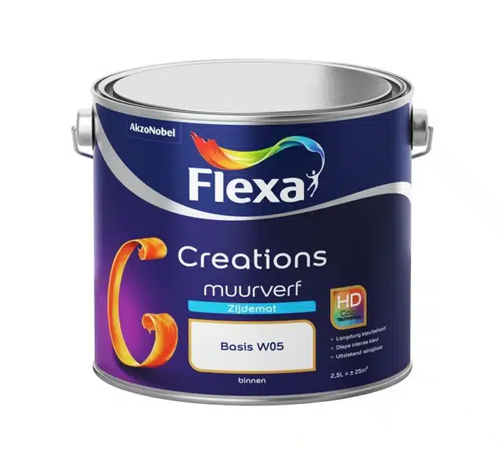 Flexa Creations Muurverf Zijdemat 2,5 liter lichte kleur