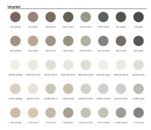Flexa Pure kleuren vergrijsd