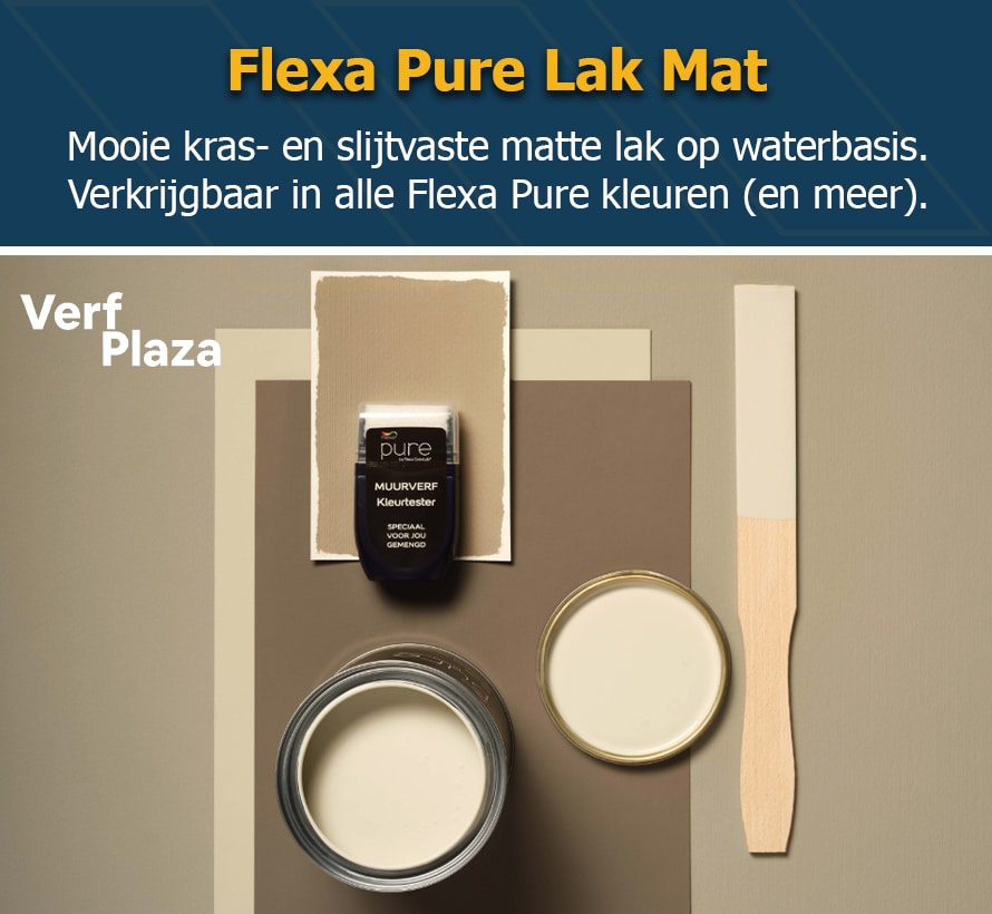 Stad bloem peddelen Storen Flexa Pure Lak Mat - Extra laag geprijsd - Verfplaza