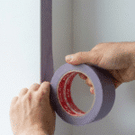 Kip Tape Lila aanbrengen