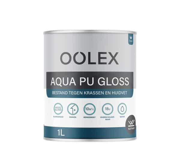 Oolex Aqua PU Gloss hoogglans lak voor binnen