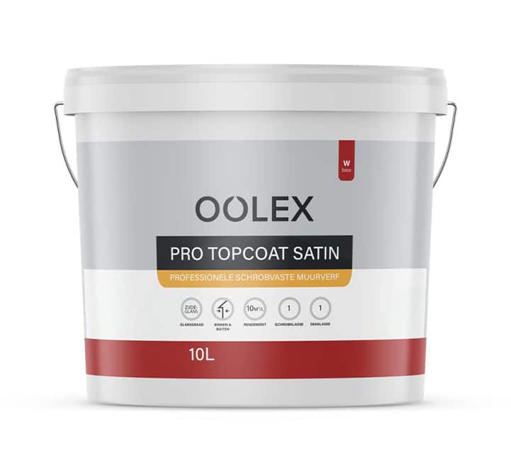 Oolex Pro Topcoat Satin buiten muurverf