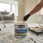 Roerhoutje in Sikkens Alphacryl Pure Mat SF