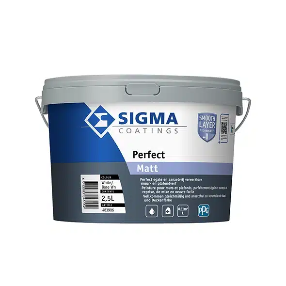 Sigma Perfect Matt 2,5 liter white wn