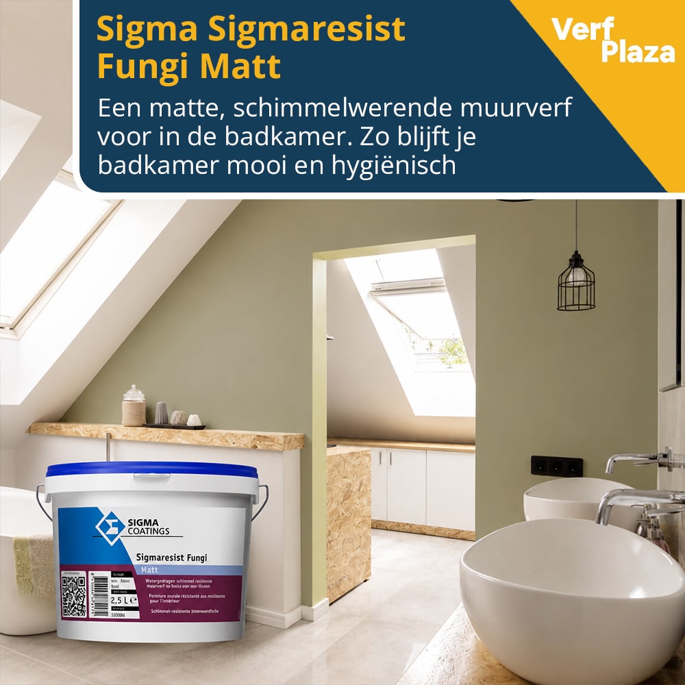 Sigma Sigmaresist Fungi Matt voor in de badkamer