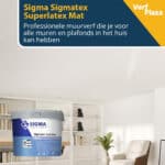 Sigma Sigmatex Superlatex Mat voor muren en plafonds