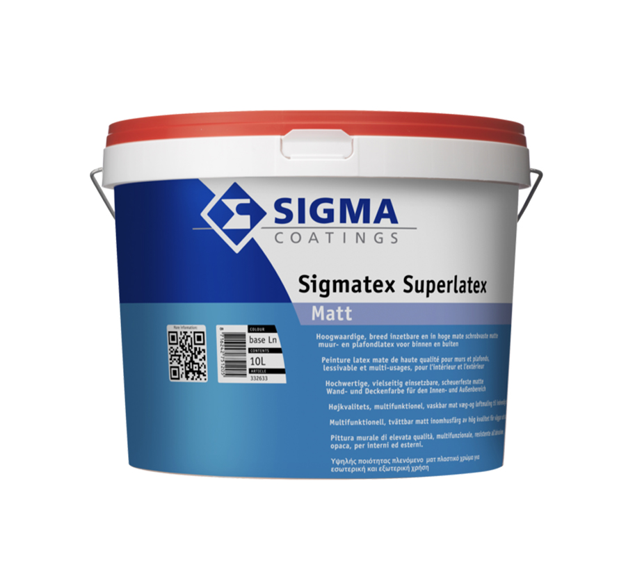 Sigma Superlatex Mat - Extra veel voordeel Verfplaza