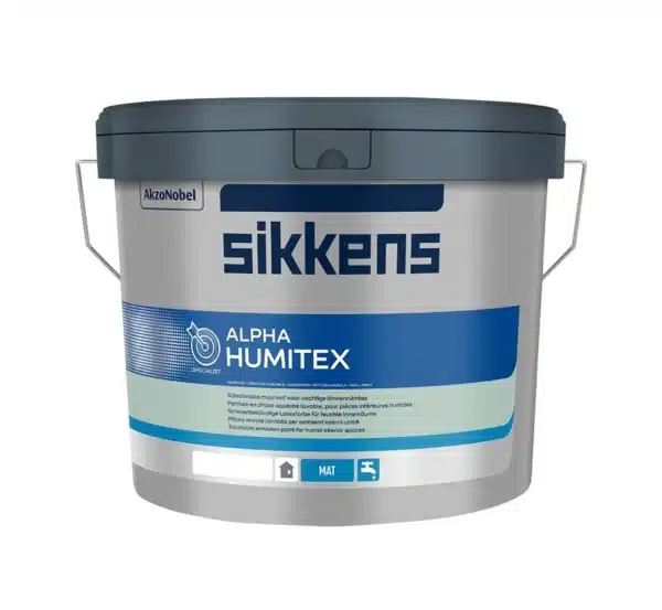 Sikkens Alpha Humitex SF schimmelwerende muurverf badkamer