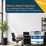 Sikkens Alpha Projecttex ideaal voor grote projecten