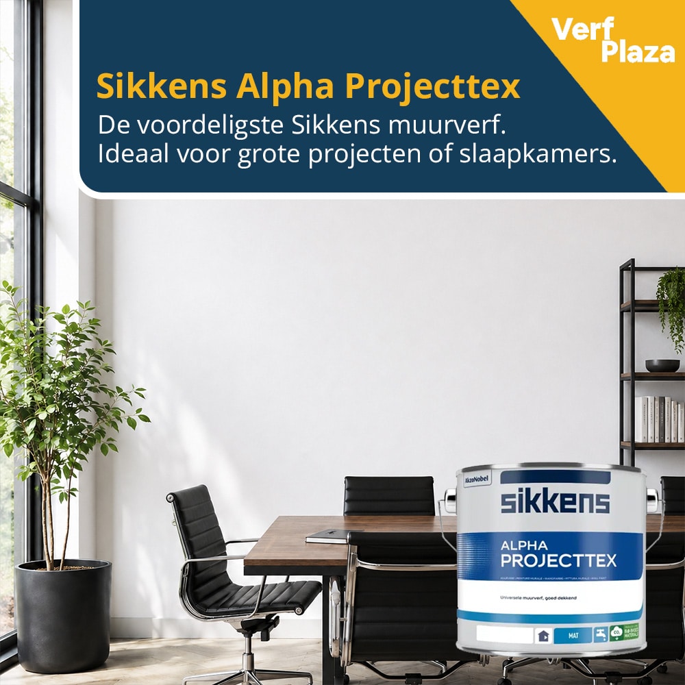Sikkens Alpha Projecttex ideaal voor grote projecten