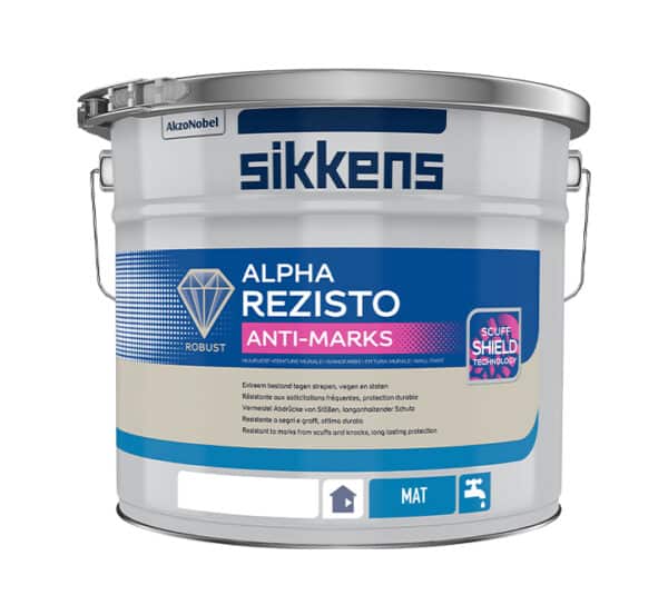 Sikkens Alpha Rezisto Anti Marks afwasbare muurverf