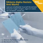Sikkens Alpha Rezisto Anti Marks speciaal ontwikkeld