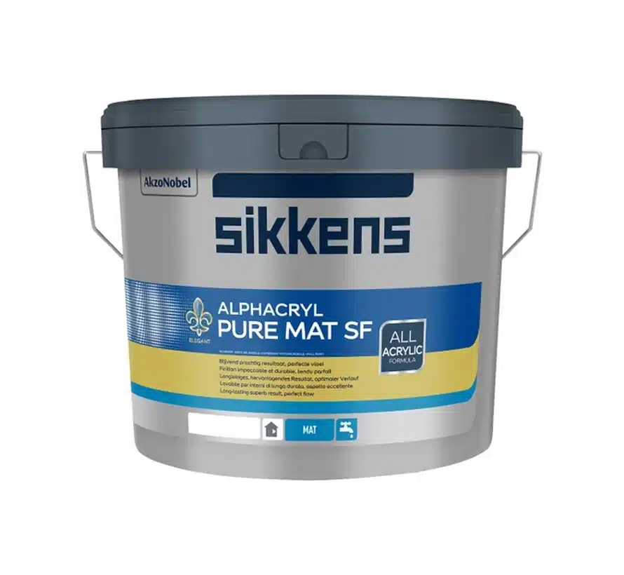 Sikkens Alphacryl Pure Mat SF 5 liter nieuw