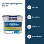 Sikkens Alphacryl Pure Mat SF kenmerken