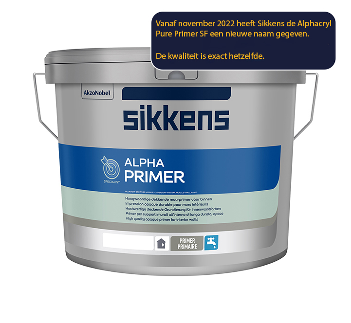 Sikkens Alphacryl Pure Primer 40% korting |