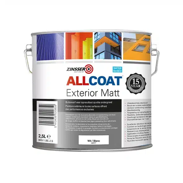 Zinsser Allcoat Exterior Matt 2,5 liter