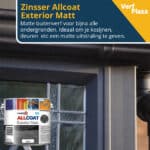 Zinsser Allcoat Exterior Matt matte buitenverf