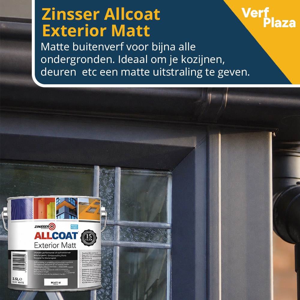 Zinsser Allcoat Exterior Matt matte buitenverf