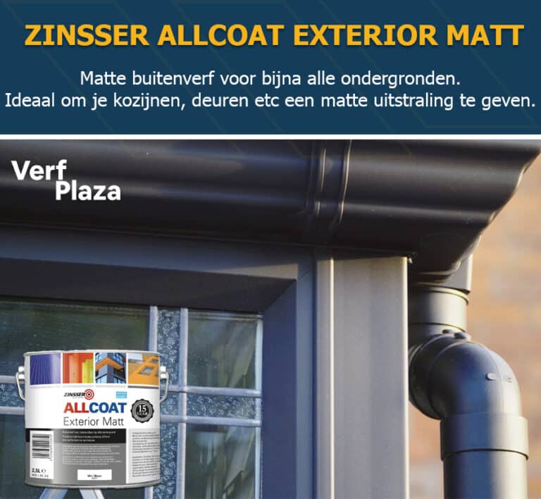 Zinsser Allcoat Exterior Matt voor buiten