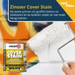 Zinsser Cover Stain beste primer tegen graffiti