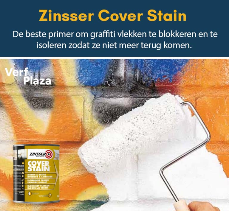 Zinsser Cover Stain tegen graffiti
