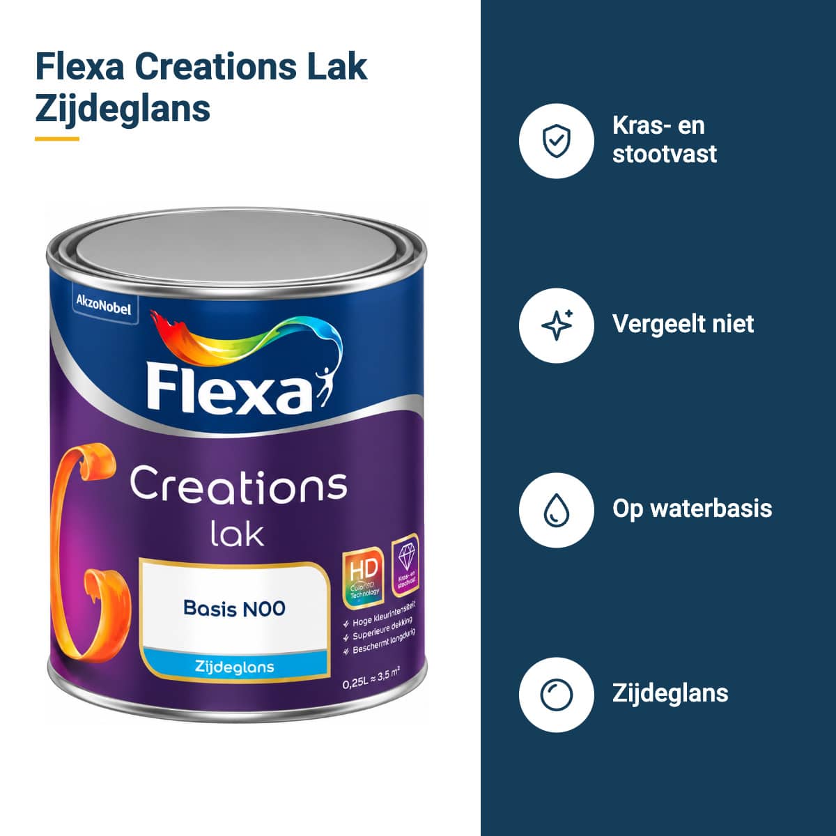 flexa creations lak zijdeglans kenmerken