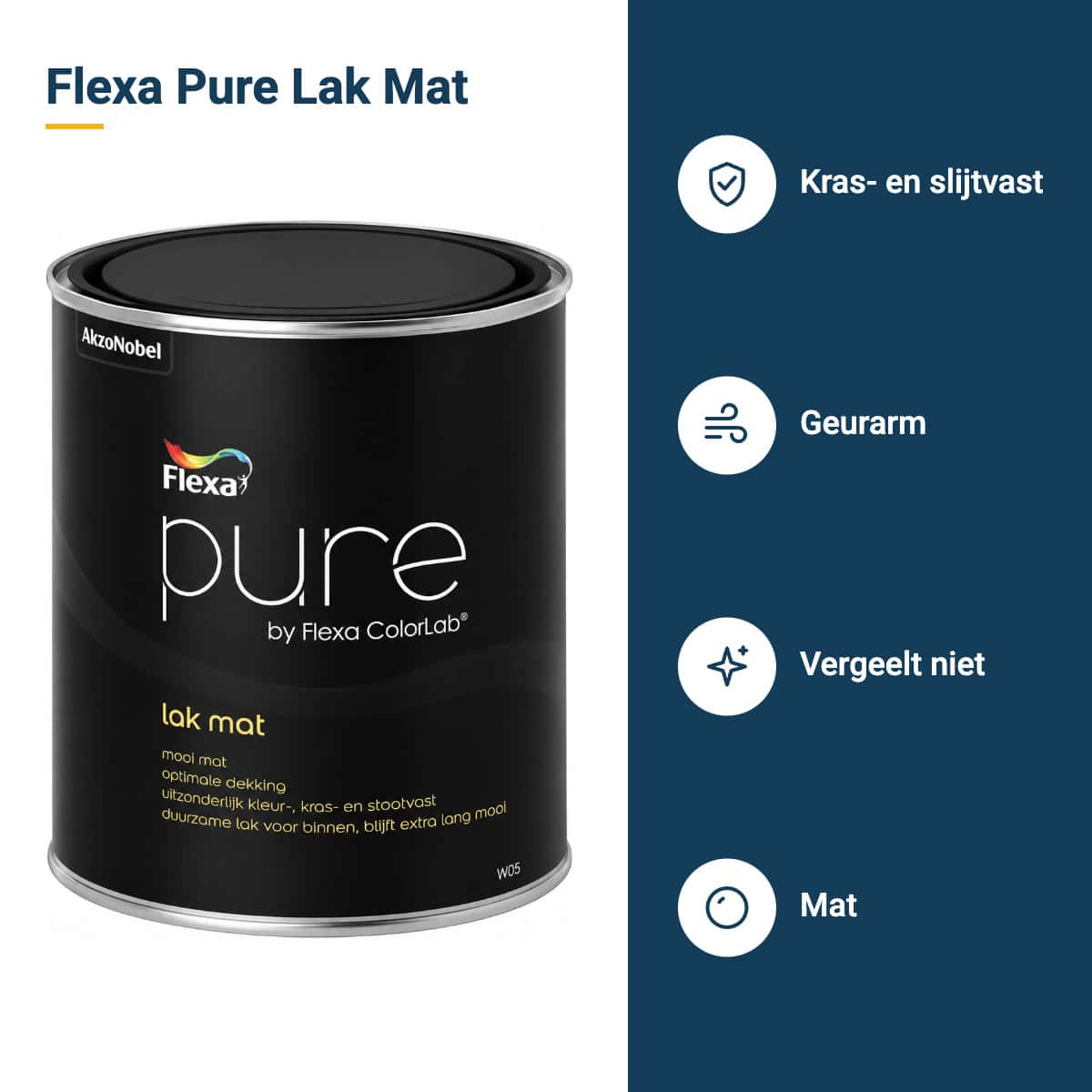 flexa pure lak mat kenmerken