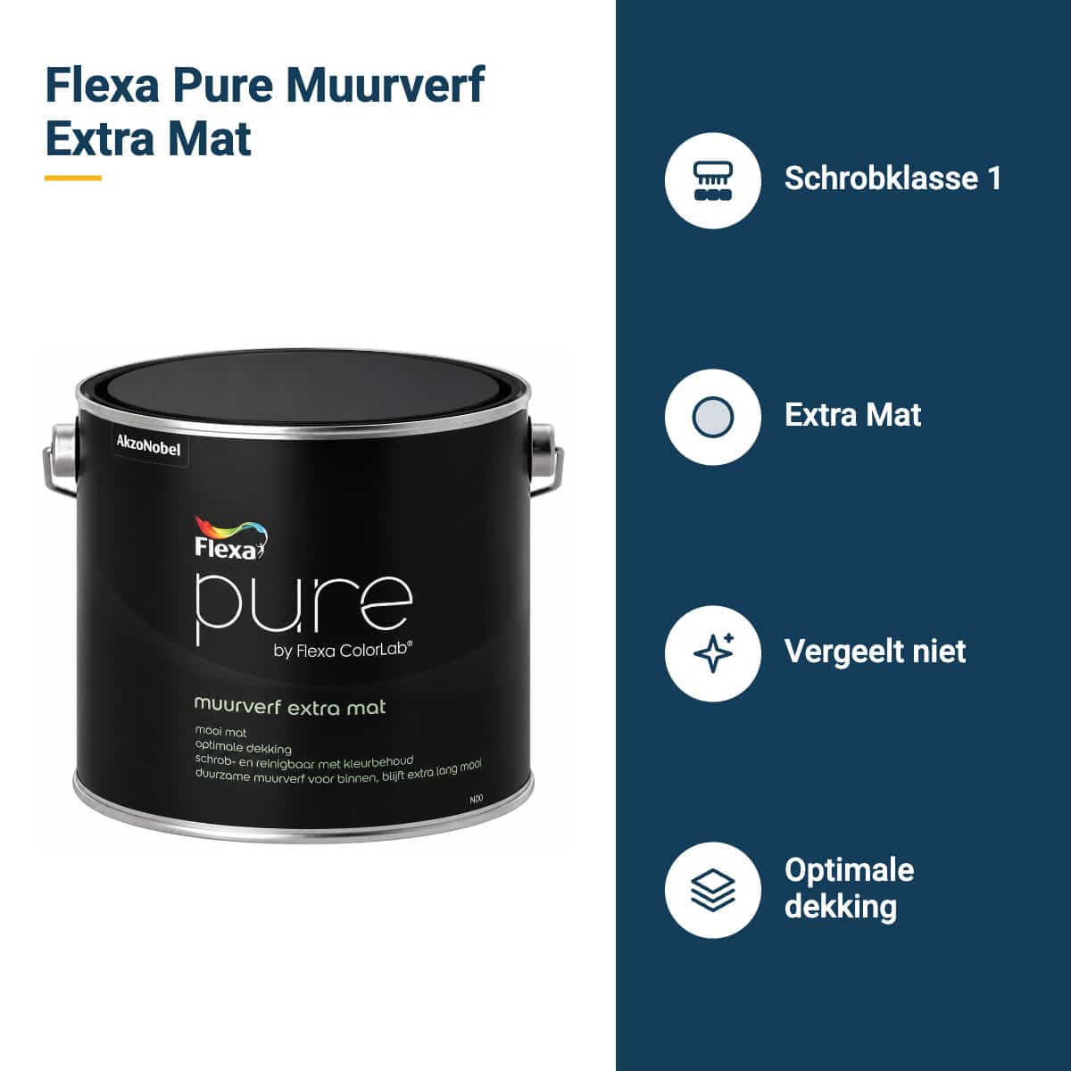 flexa pure muurverf extra mat kenmerken