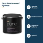 flexa pure muurverf zijdemat kenmerken