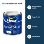 flexa radiatorlak acryl kenmerken