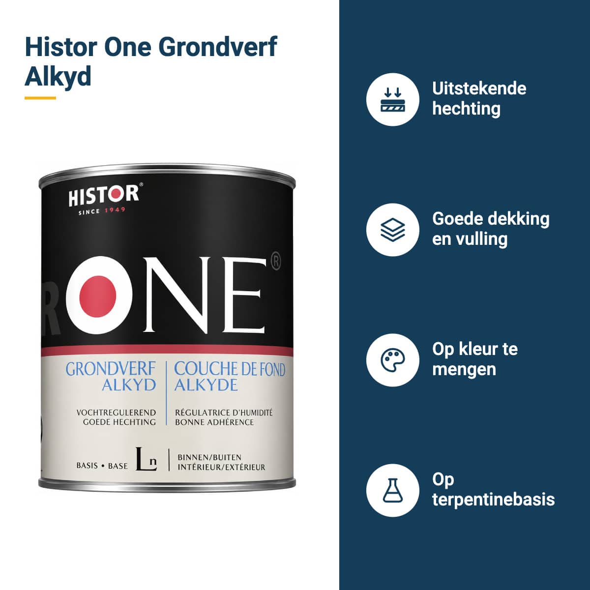histor one grondverf alkyd kenmerken
