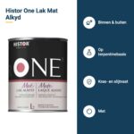 histor one lak mat alkyd kenmerken