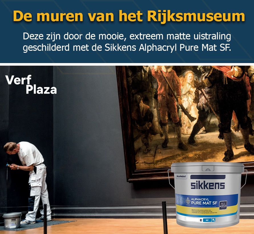 Middeleeuws Leuk vinden Ithaca Sikkens Alphacryl Pure Mat SF - 37,5% Korting - Verfplaza