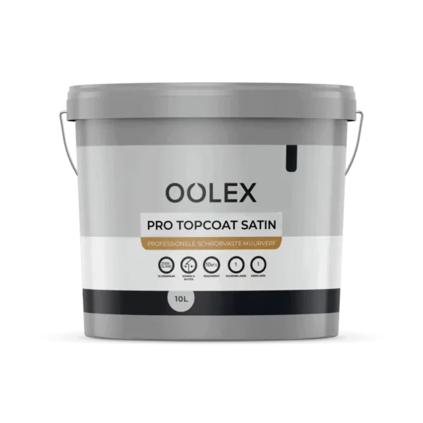Oolex Pro Topcoat Satin buiten muurverf
