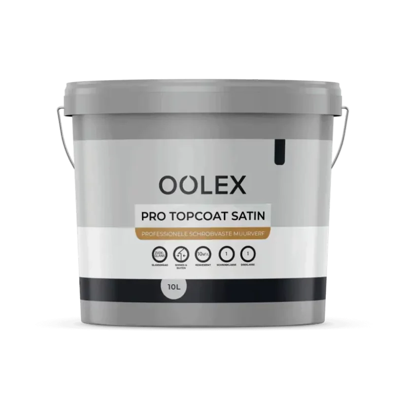 Oolex Pro Topcoat Satin buiten muurverf