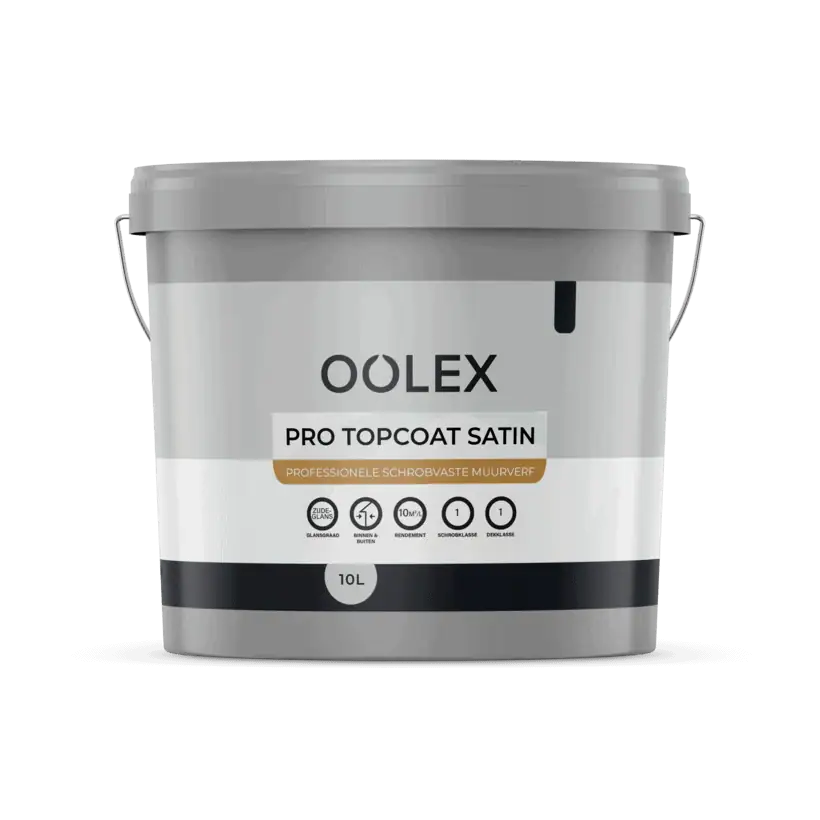 Oolex Pro Topcoat Satin buiten muurverf