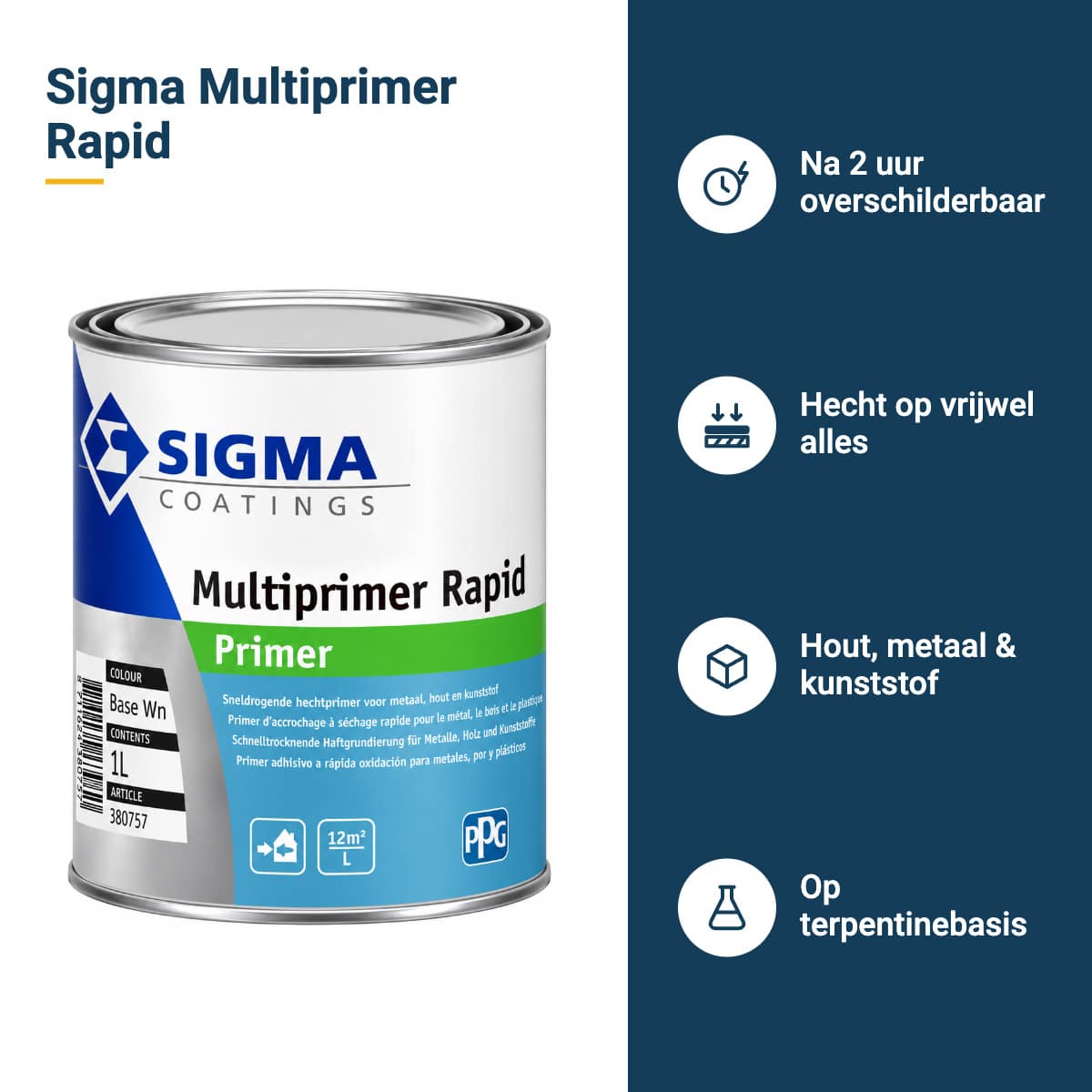 sigma multiprimer rapid kenmerken