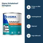 sigma schakelverf semigloss kenmerken