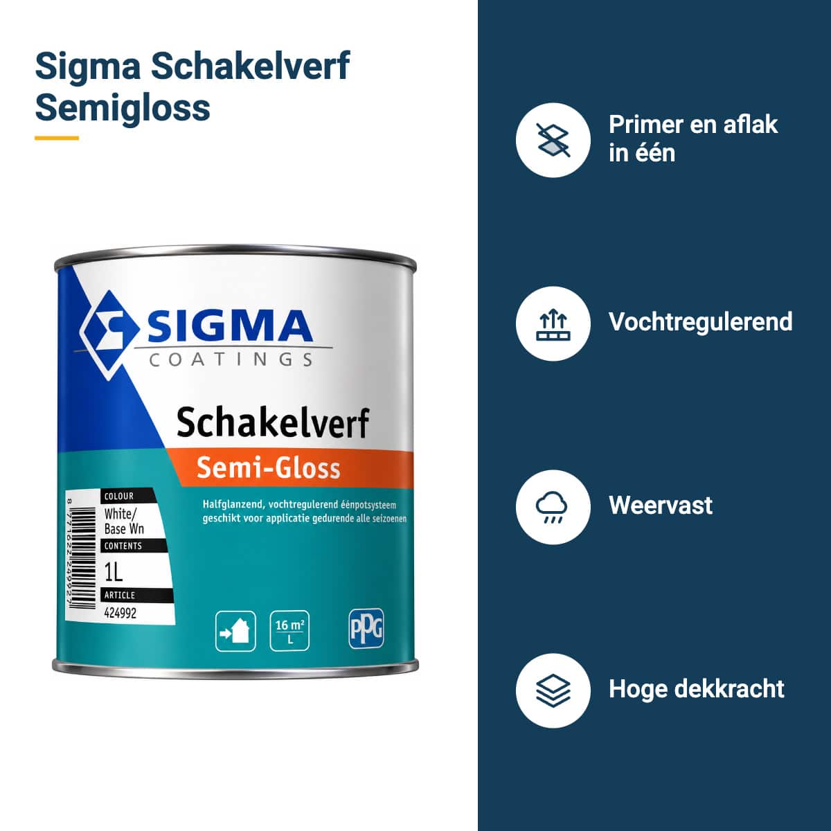 sigma schakelverf semigloss kenmerken
