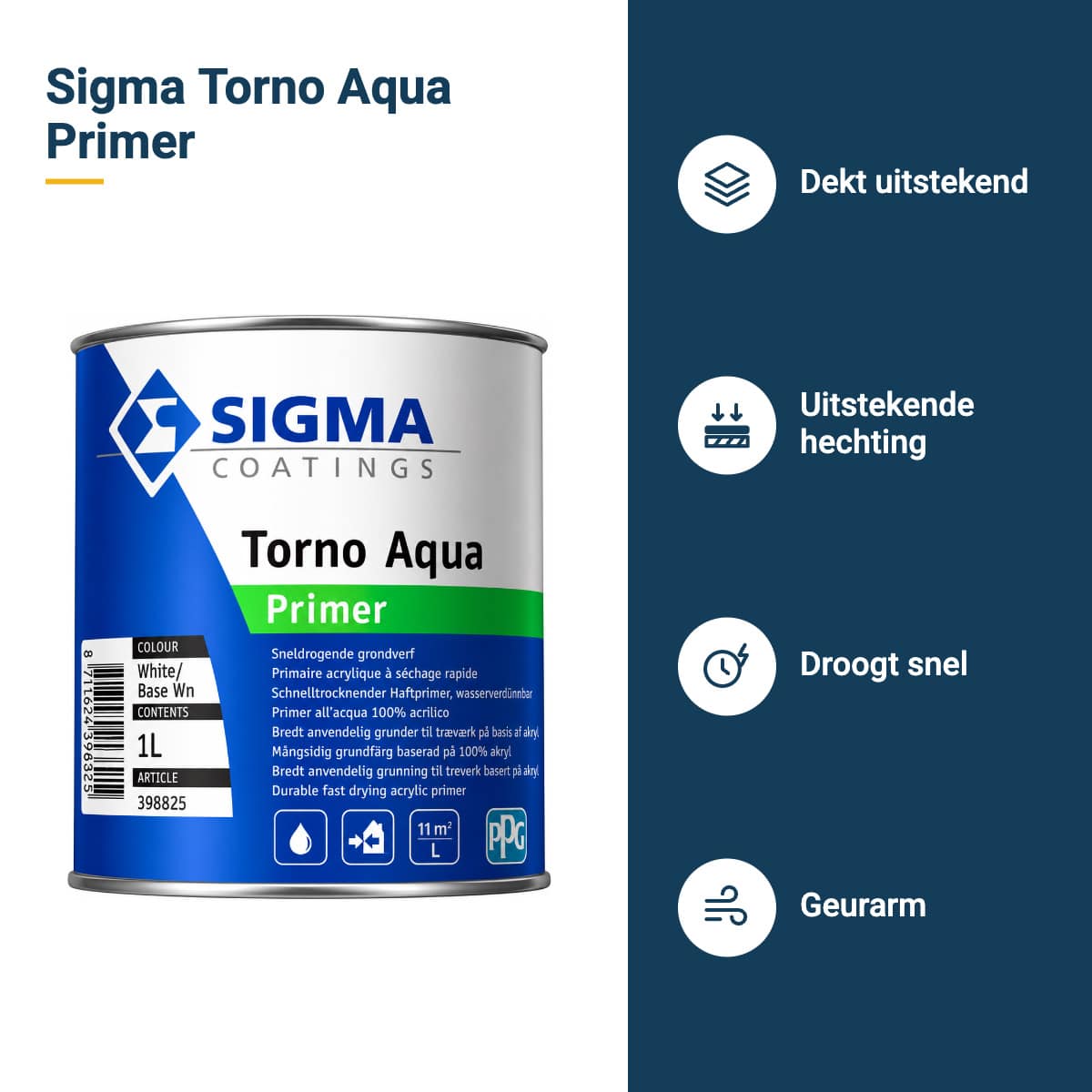 sigma torno aqua primer kenmerken