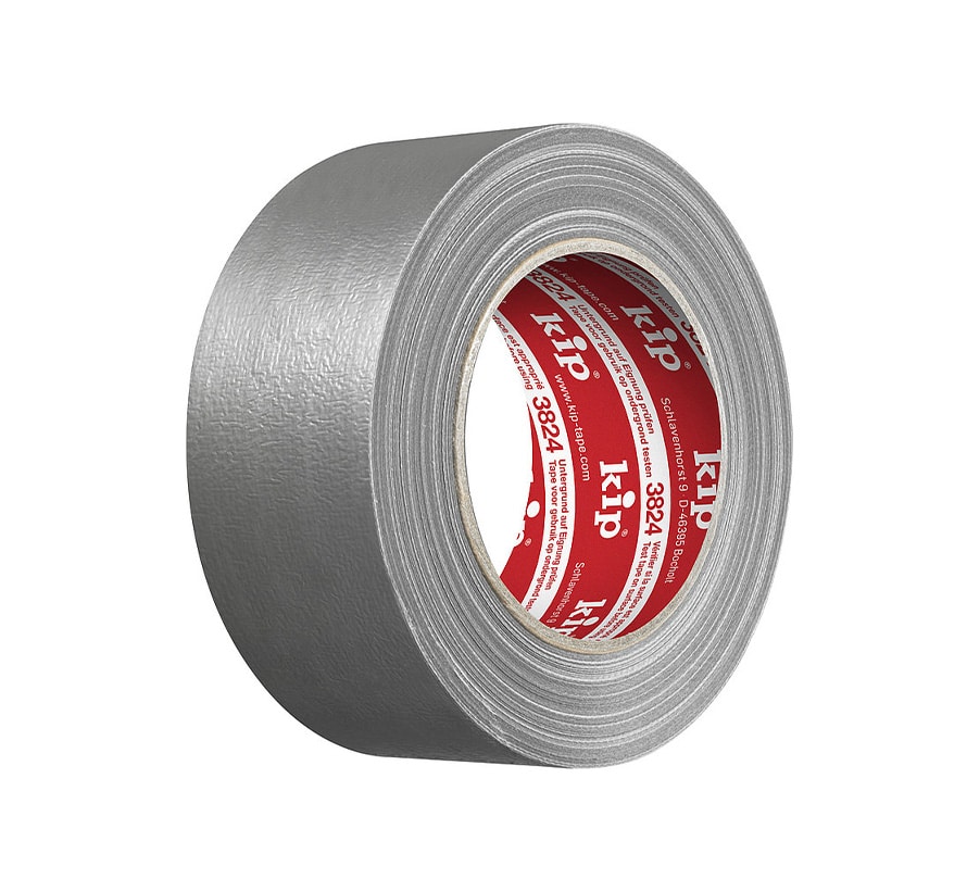3824 KIP STEENBAND (REPARATIETAPE) – ZILVER – 50 MM X 50 M