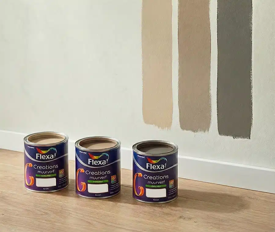 Flexa Creations muurverf kleurtester