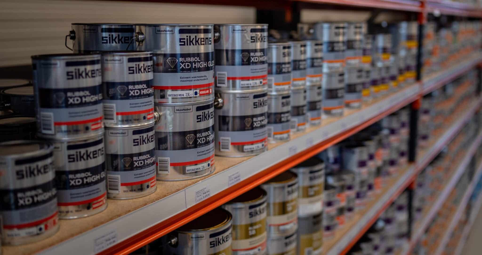 Verfwinkel in de buurt nodig?