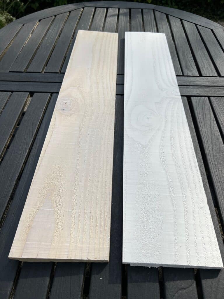 White Wash met dekkend wit