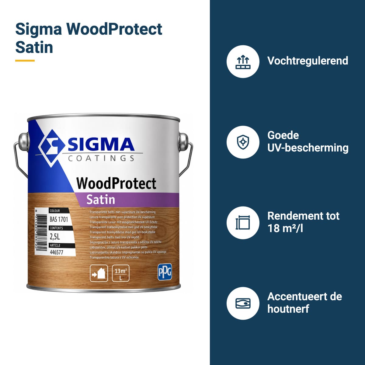 sigma woodprotect satin kenmerken
