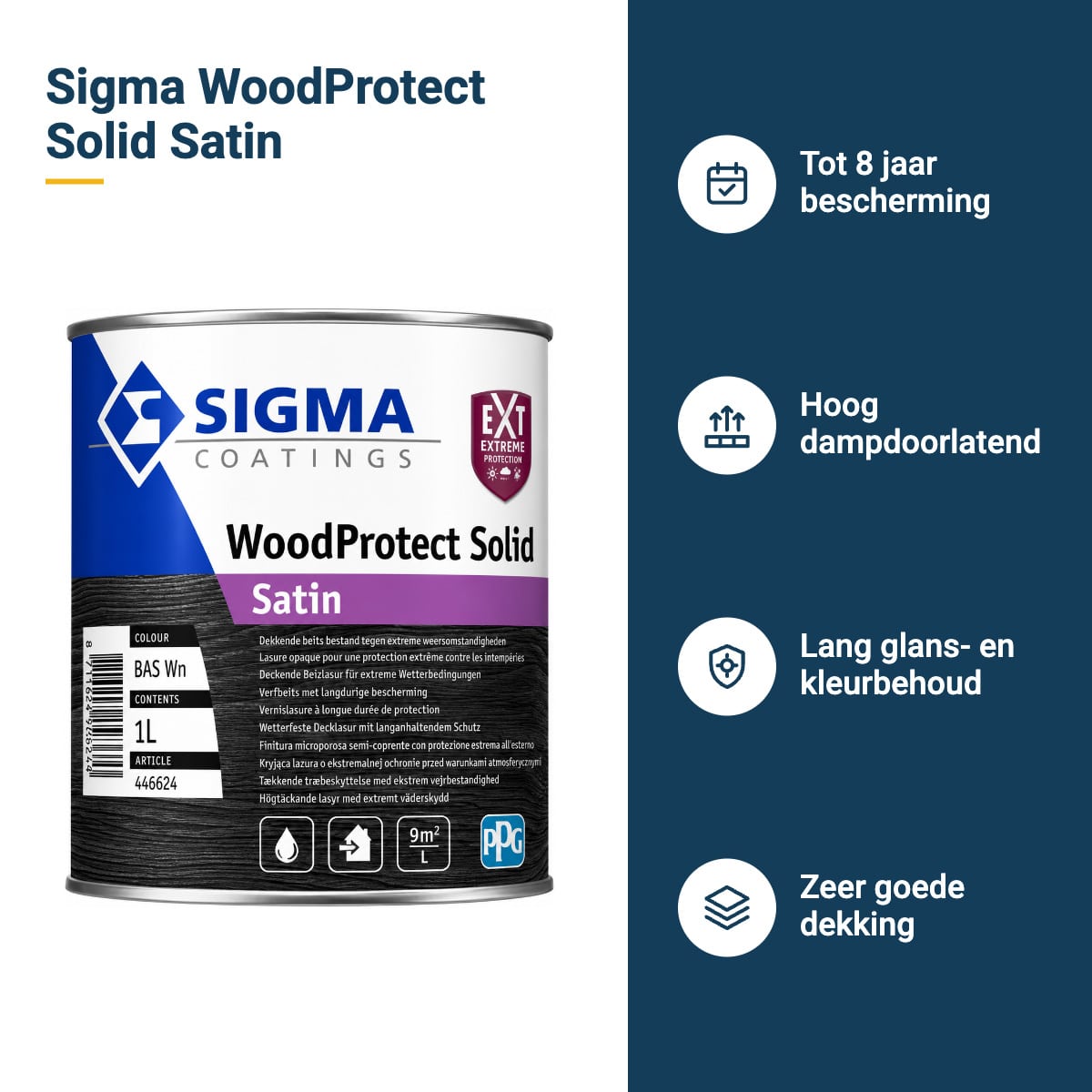 sigma woodprotect solid satin kenmerken