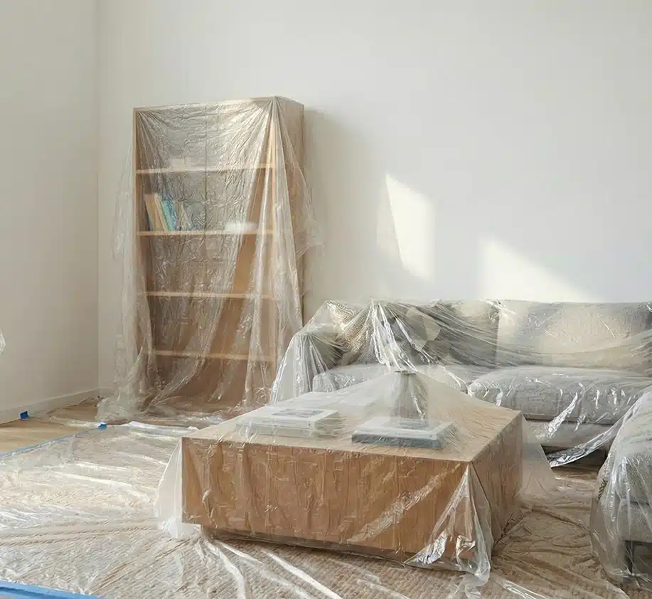 Afdekfolie voor het schilderen